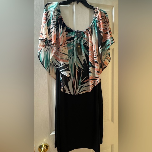 IX short beautiful palms dress - Picture 1 of 5